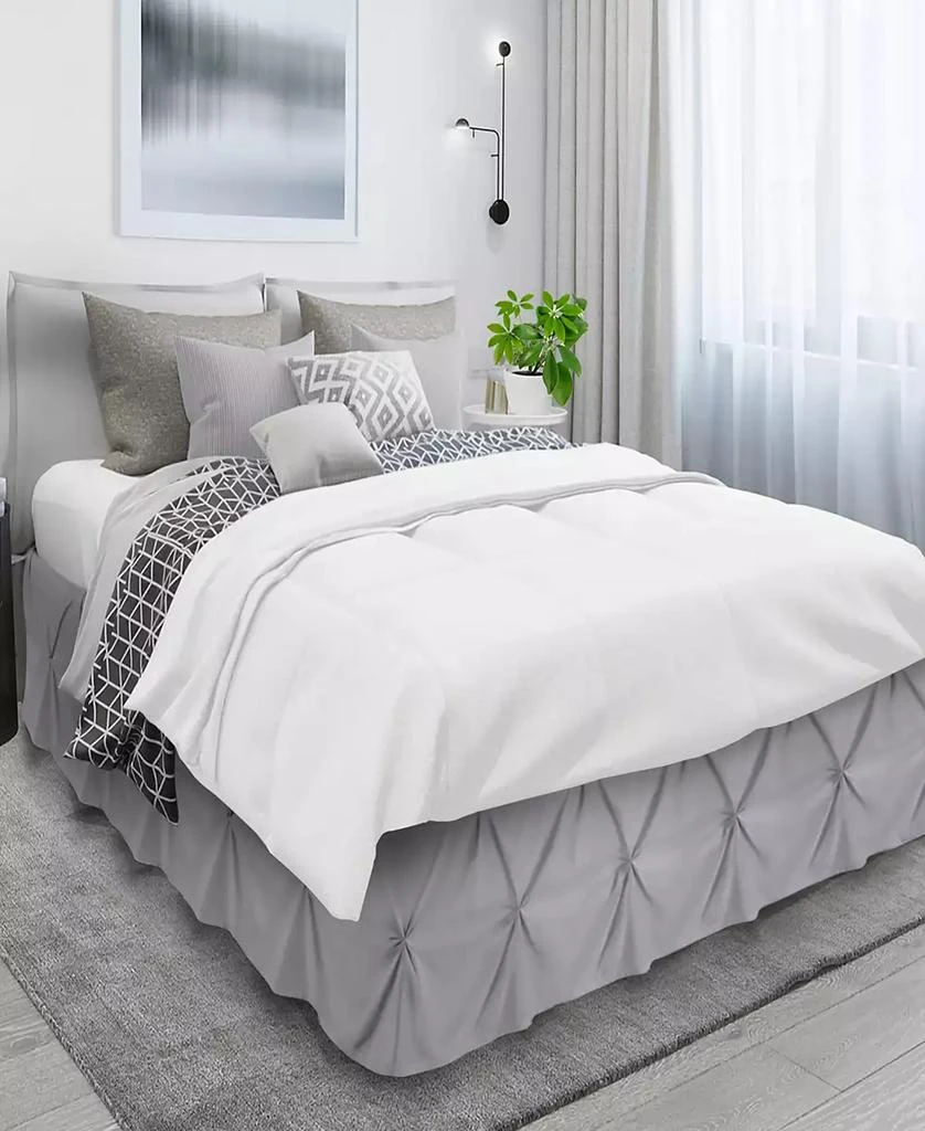 Nestl Bedding 14" Tailored Pinch Pleated Bedskirt, California King 2