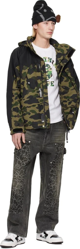 Bape Green 1st Camo Snowboard Jacket 4