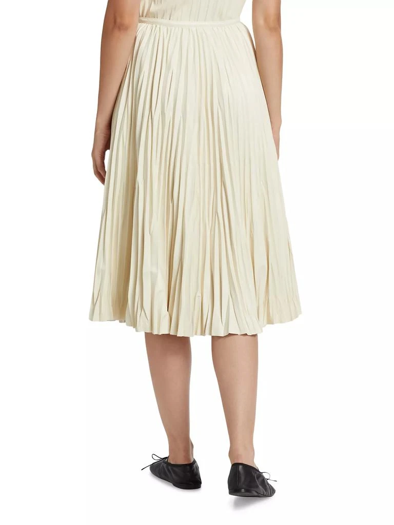 Proenza Schouler Rosalyn Pleated Faux-Leather Midi-Skirt 5