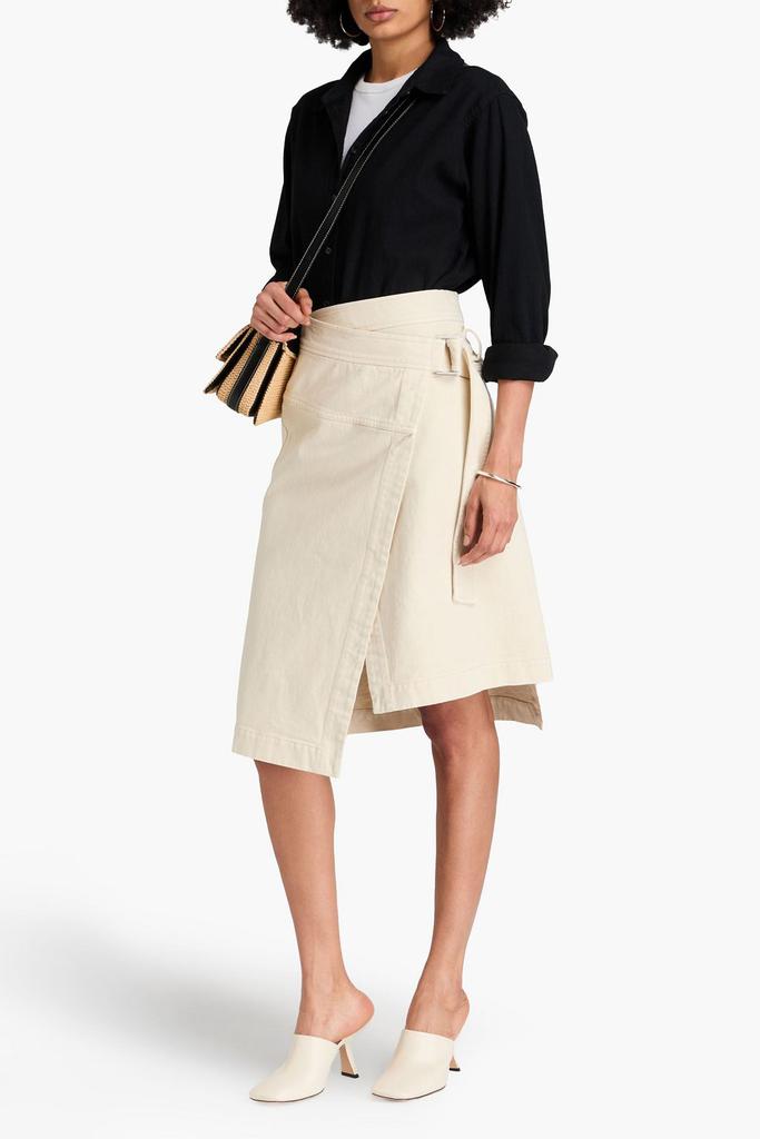 3.1 Phillip Lim Denim wrap skirt