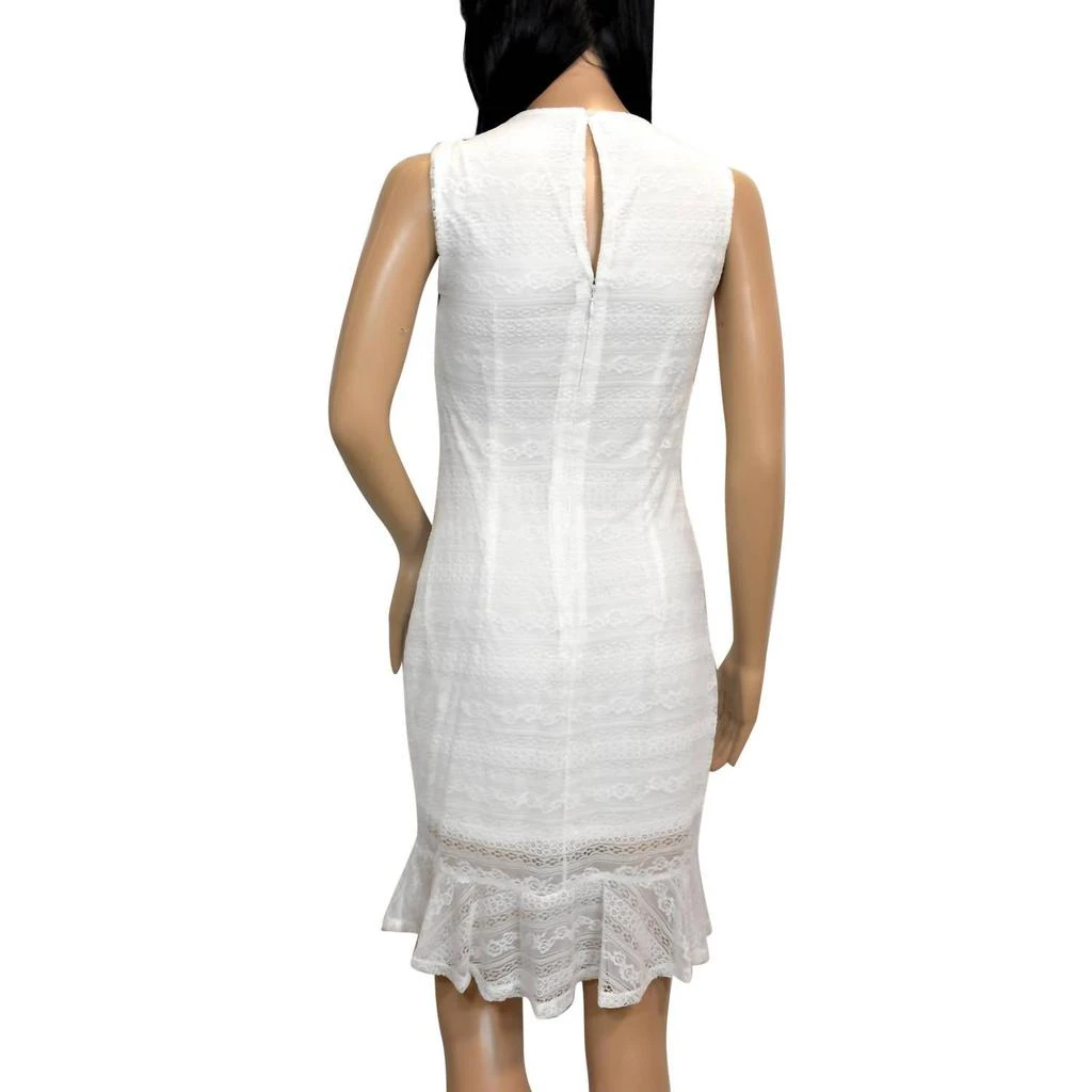 Bebe Bebe - FLORAL EMBROIDERED SLEEVELESS LACE DRESS 2