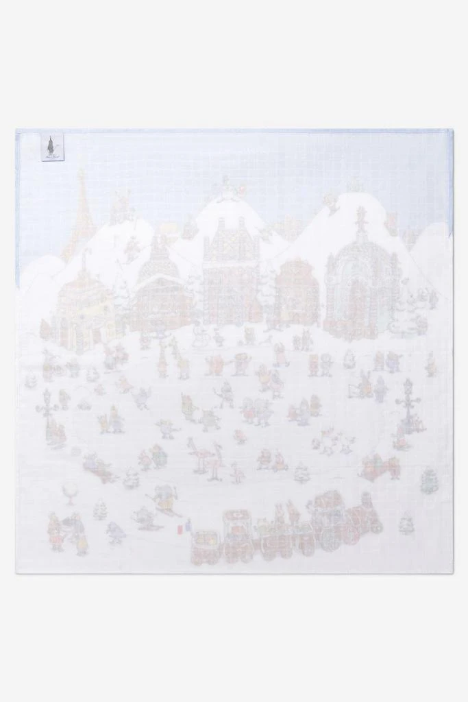 Atelier Choux Atelier Choux Baby Winter Wonderland Swaddle in Multicolour (100cm) 2