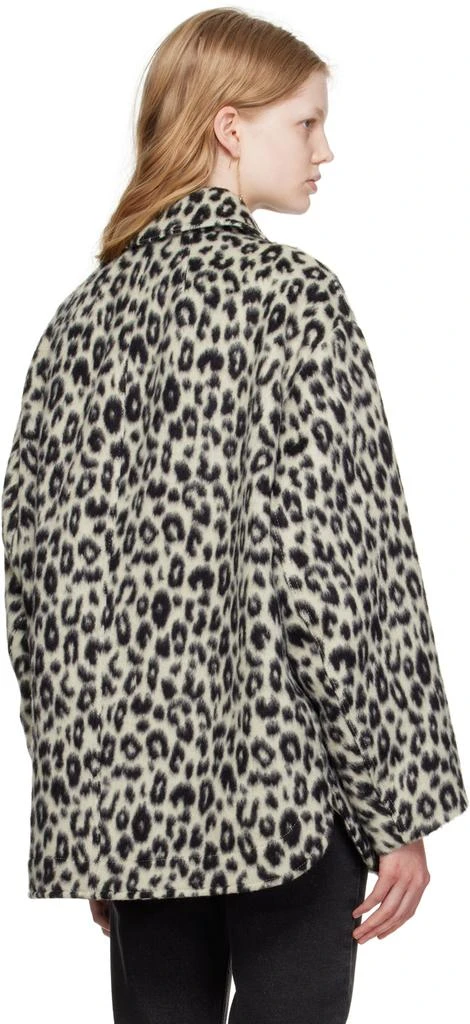 Isabel Marant Gray & Black Odelino Coat 3