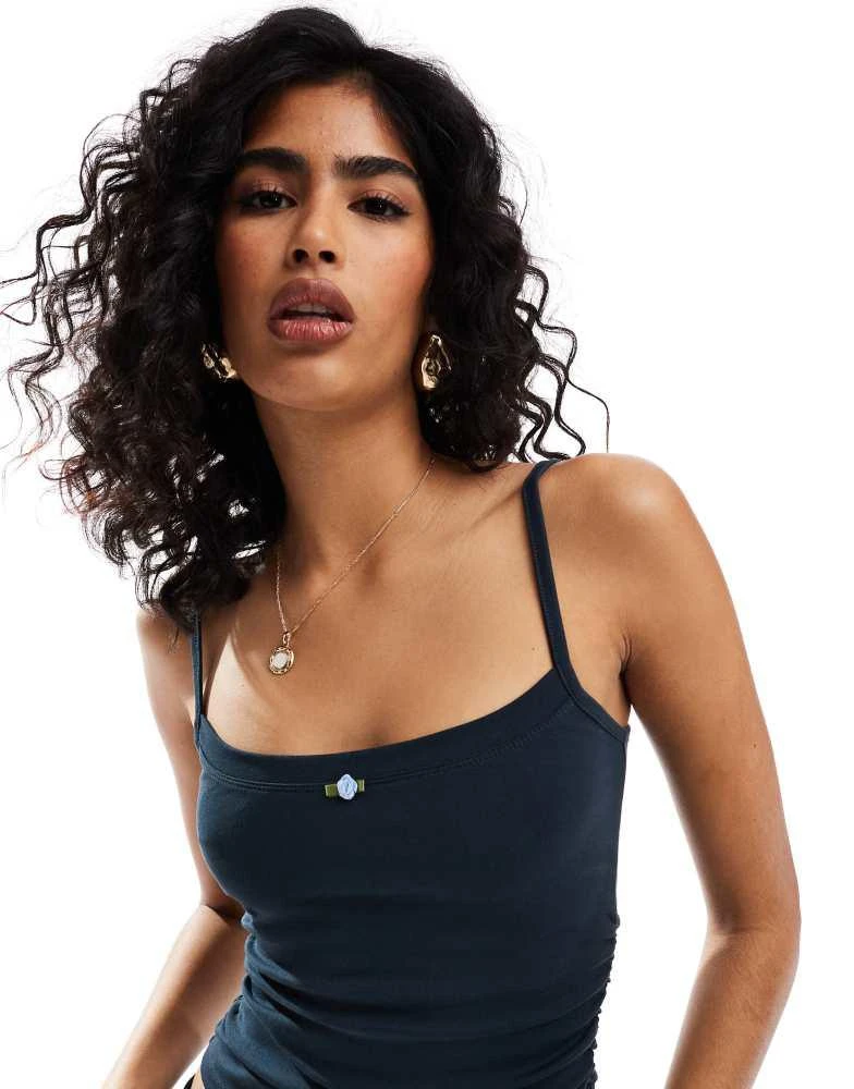 Cotton:On Cotton:On Sarah rosette cami in blue 4