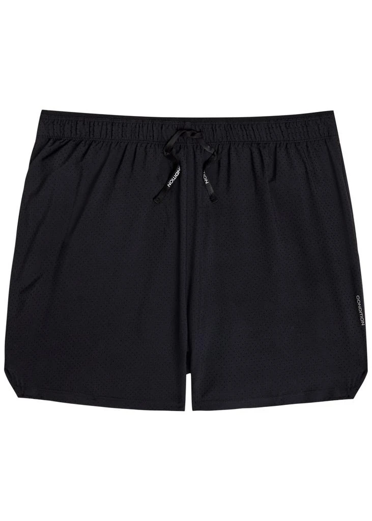 CONDITION Aero perforated stretch-jersey shorts 1