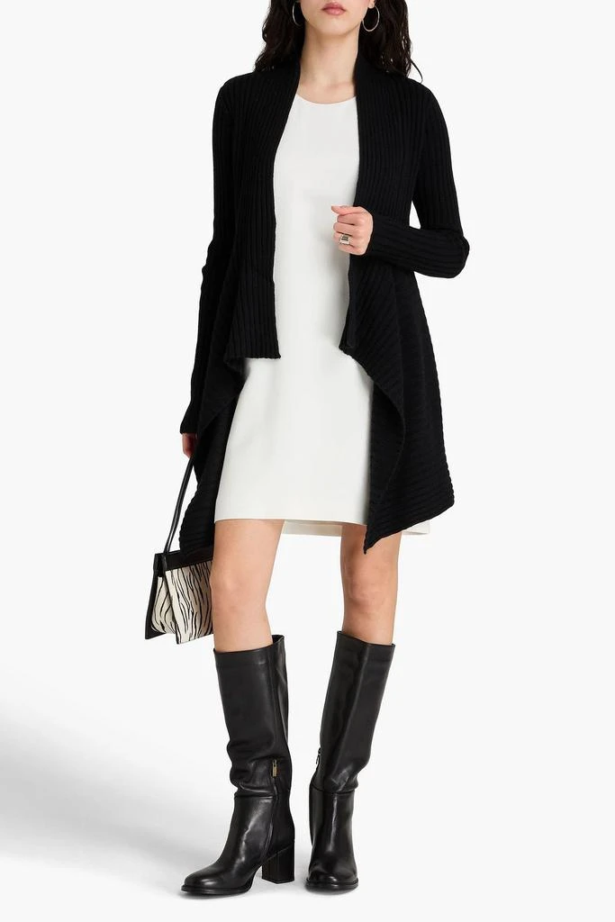 Autumn Cashmere Asymmetric ribbed-knit cardigan 2