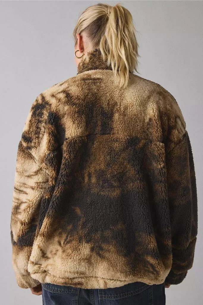 BDG BDG Mae Printed Piled Fleece Zip-Up Jacket 3