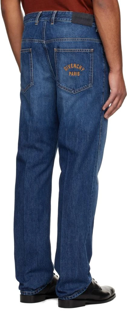 Givenchy Navy Washed Straight Leg Jeans 3