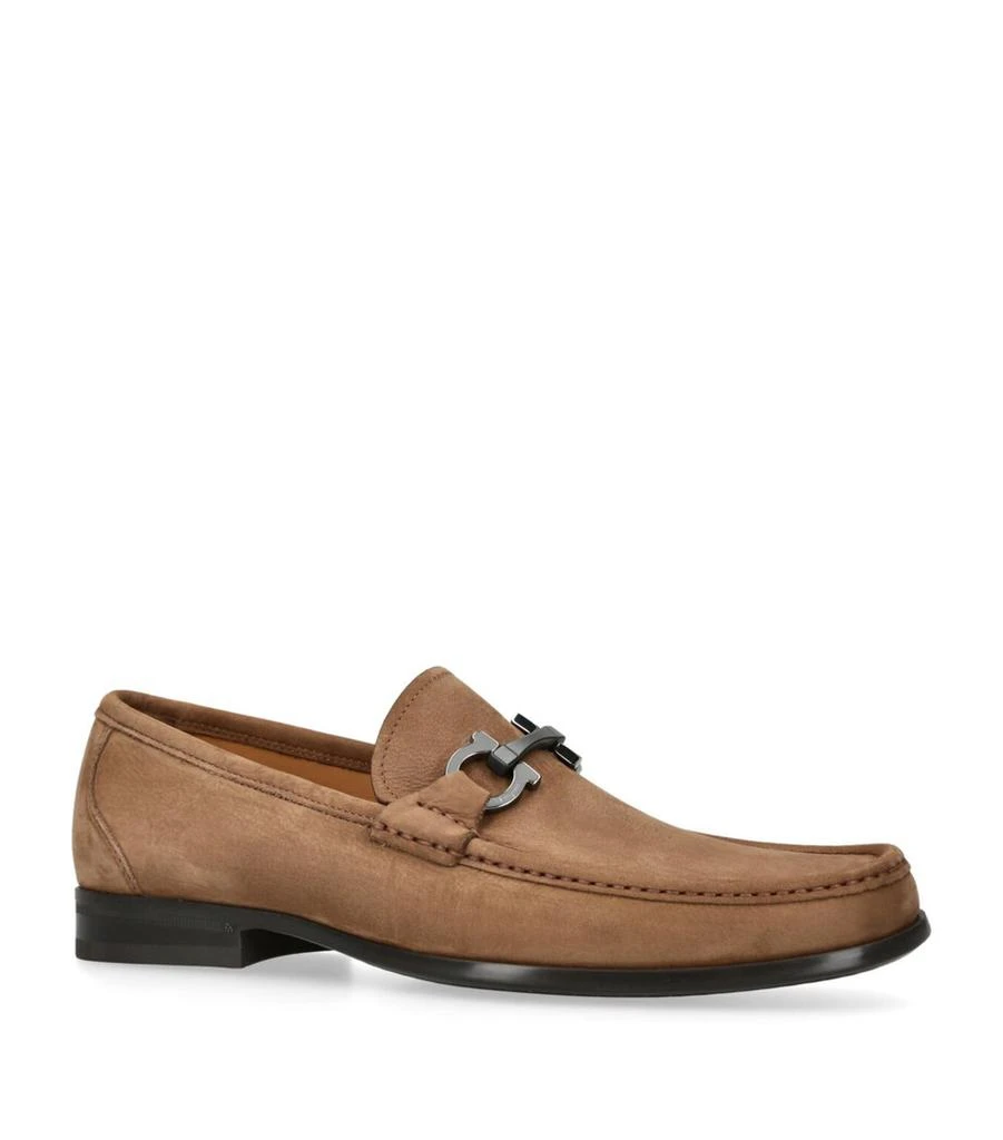 Salvatore Ferragamo Suede Grandioso 2 Loafers 3