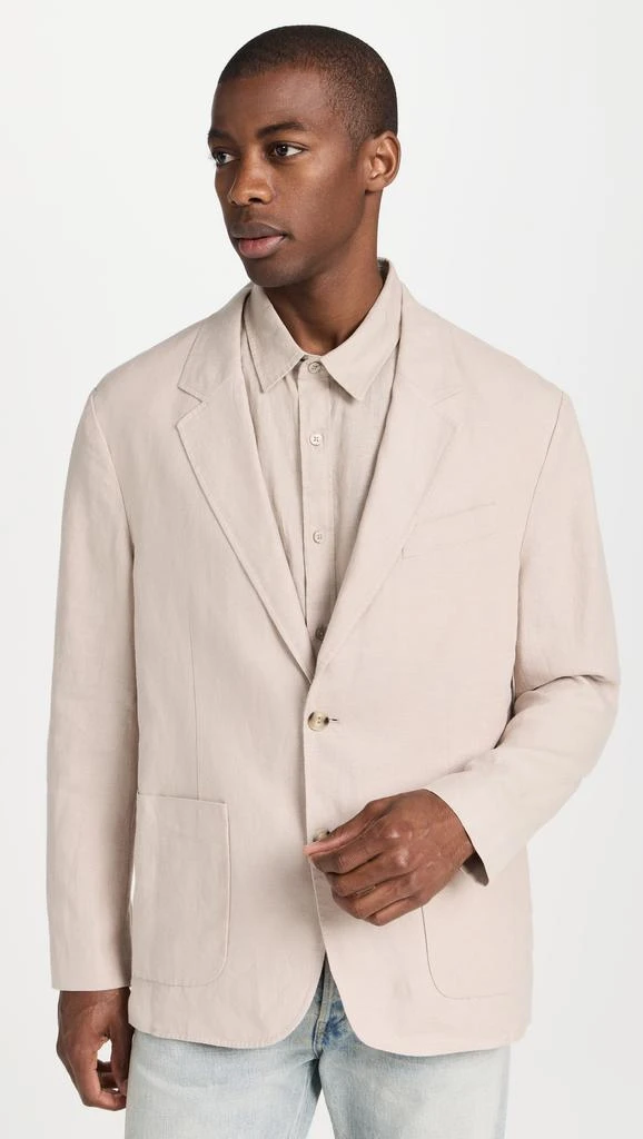 Vince Relaxed Hemp Blazer 1