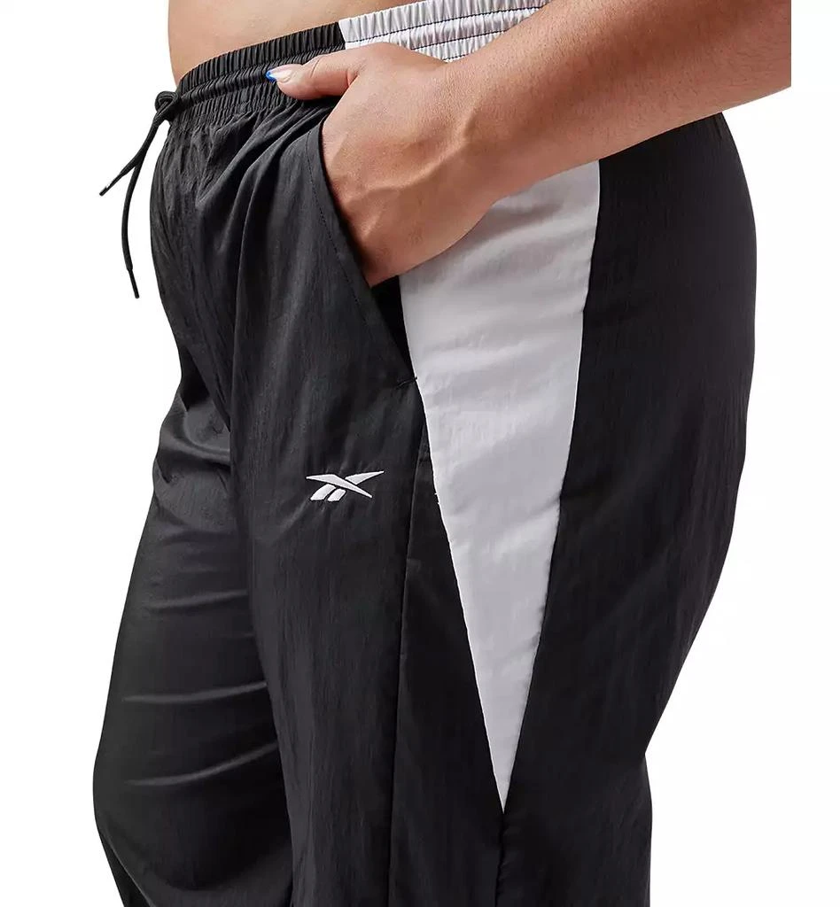 Reebok Plus Size Pull-On Logo Woven Track Pants 4