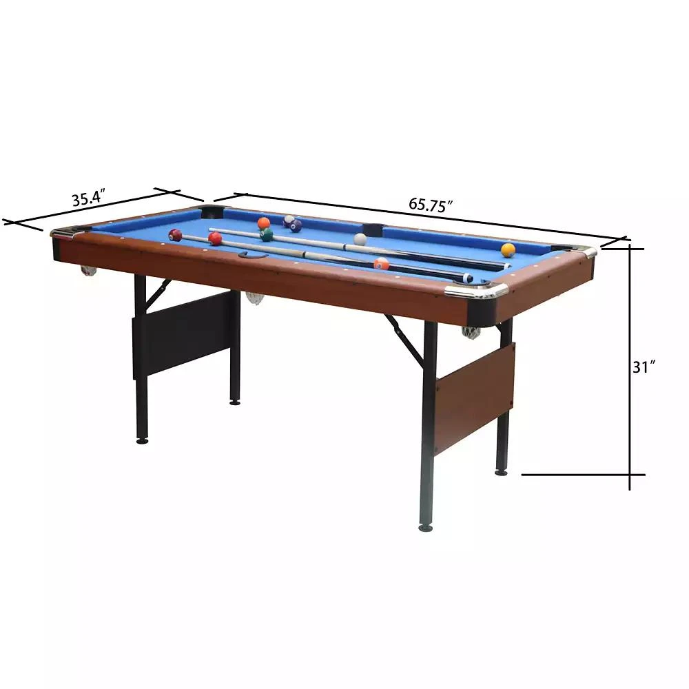 Streamdale Furniture Streamdale 5.5
 Folding Billiard Table with Accessories 2