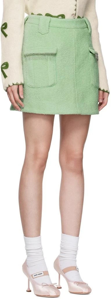 shrimps Green Rose Miniskirt 2