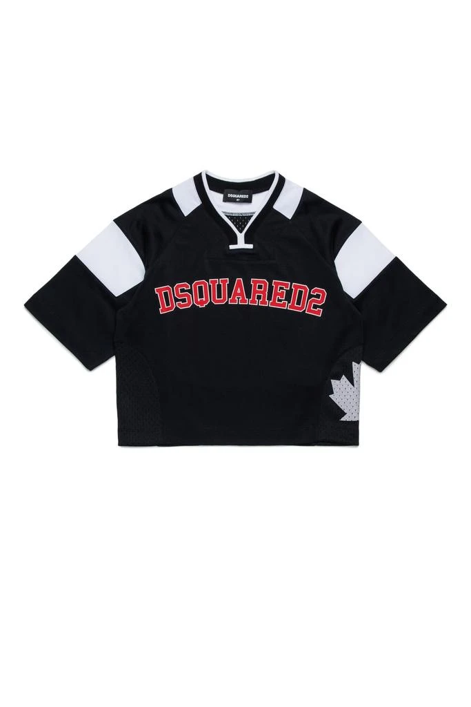 Dsquared2 Kids Dsquared2 Kids Logo Printed Basketball T-Shirt 1