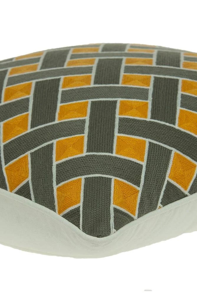 Parkland Kain Transitional Pillow - 20" x 20" - Grey 4