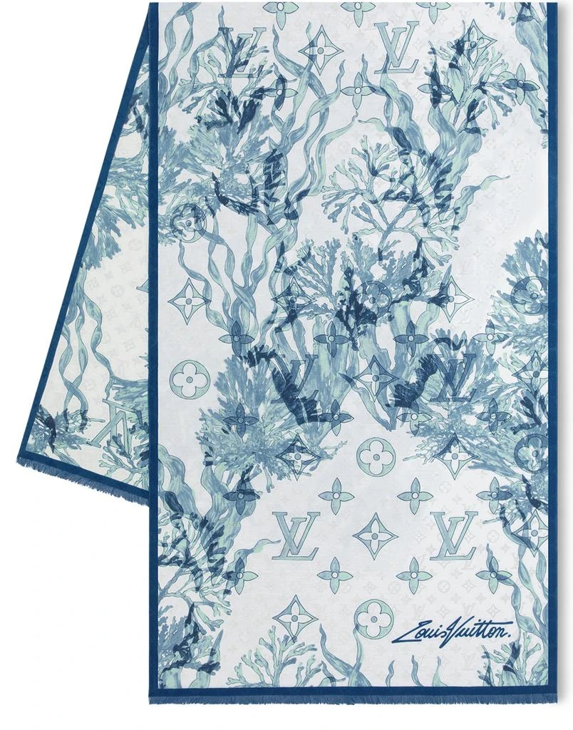 Louis Vuitton Monogram Aquagarden Stole 3