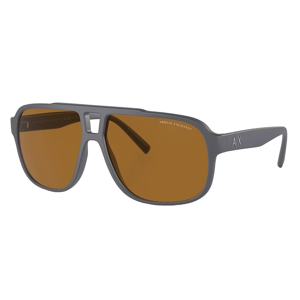 Shop AX 4104S 824983 61mm Unisex Rectangle Sunglasses on  display picture 1