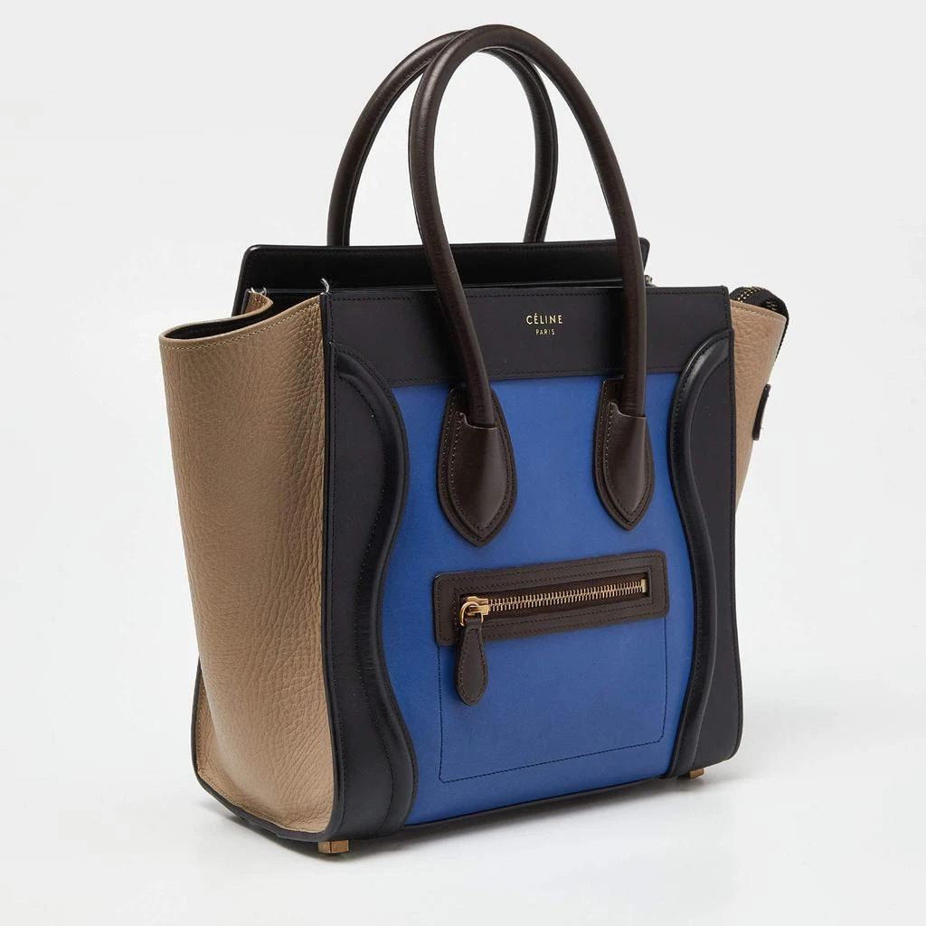 Celine Celine Multicolor Leather Micro Luggage Tote 3