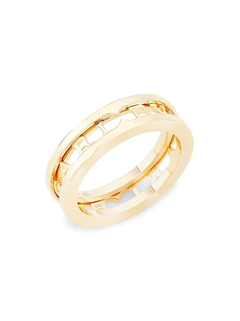BVLGARI B.zero1 18K Yellow Gold Logo Band Ring