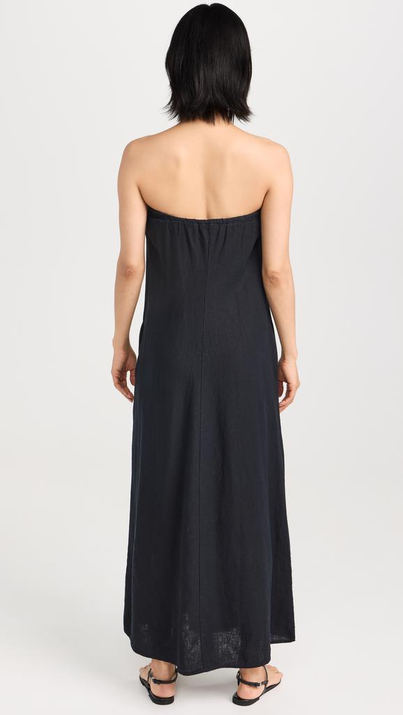 Stateside Linen Column Maxi Dress