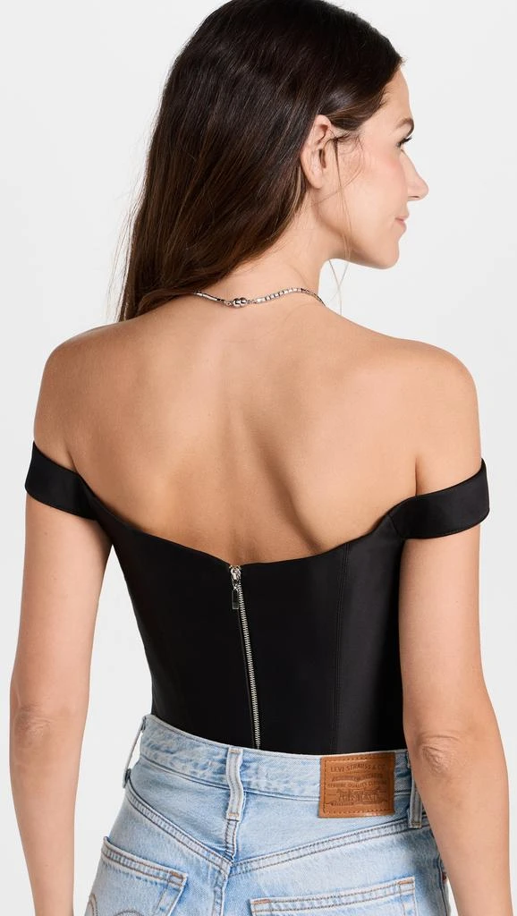 Rozie Corsets Off Shoulder Satin Corset Top 2
