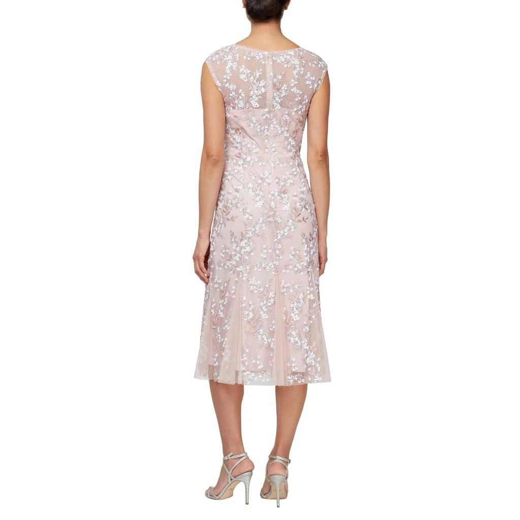 Alex Evenings Short Embroidered Dress with Godet Hem - Dresses & Skirts -  Free Shipping - BeyondStyle