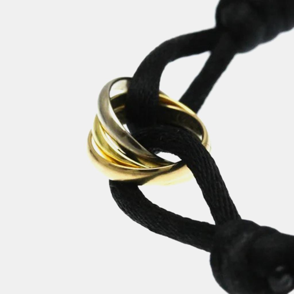 Cartier Cartier 18K Yellow Gold, Rose Gold, White Gold Trinity Cord Bracelet