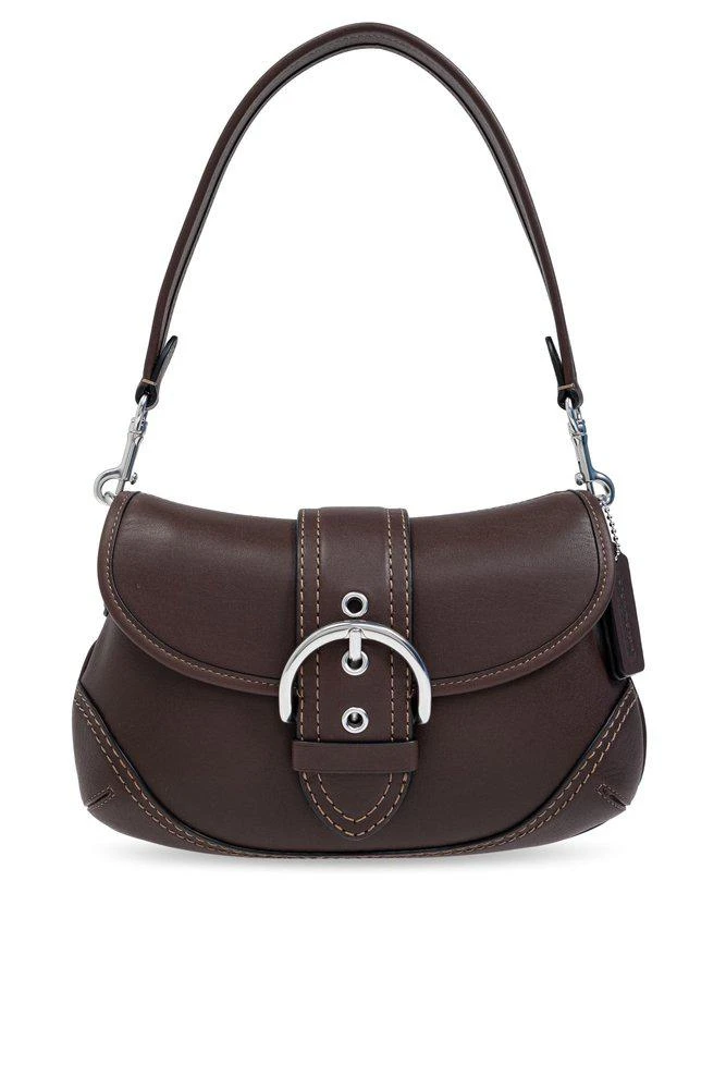 Coach Coach Buckle Detailed Zip-Up Shoulder Bag 1
