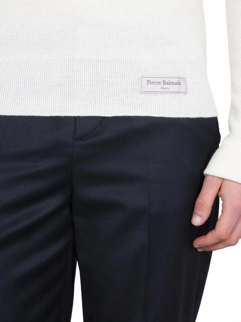 Balmain Balmain Logo Patch Knitted Jumper 4
