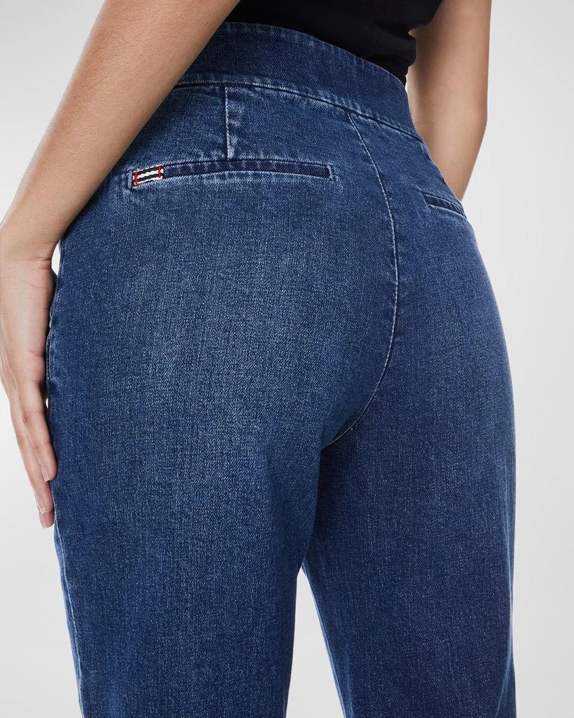 Alice + Olivia Dylan High Waisted Wide-Leg Jeans 6