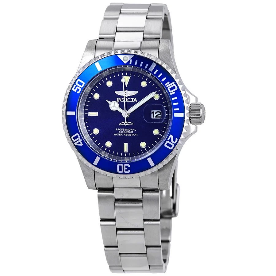 Invicta Pro Diver Blue Dial Stainless Steel 40 mm Men's Watch 26971 1