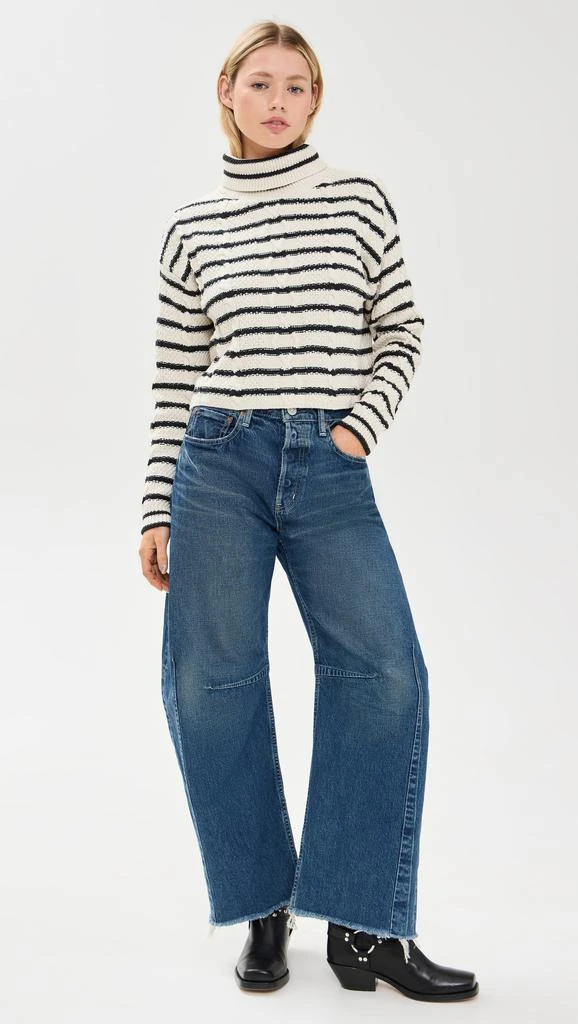 ASKK NY Cable Cropped Crew Sweater 4