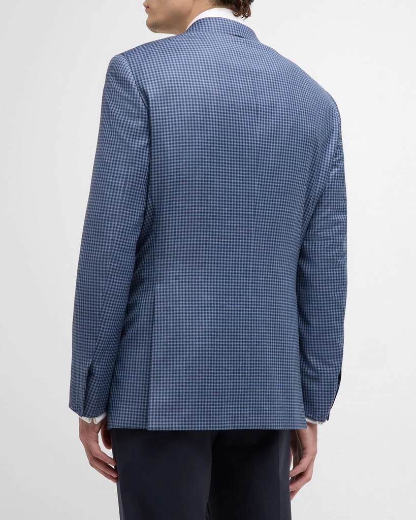 Brioni Men's Gingham Check Sport Coat 8