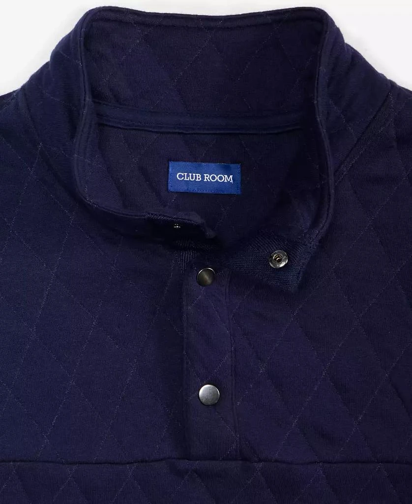 Club Room Men's Quilted Snap Mock Neck Sweater, Macy's Exclusive 2