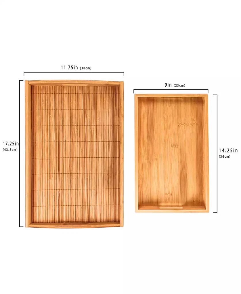 BergHOFF Bamboo 2-Pc. Serving Tray Set 6