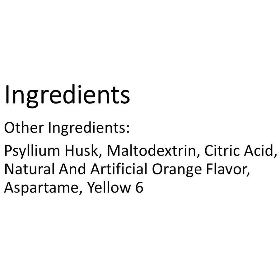 Metamucil 4 in 1 Daily Fiber Supplement Powder, for Digestive Health and Regularity Orange 8