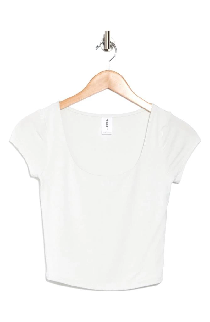 Abound Scoop Neck Cap Sleeve Crop T-Shirt 3