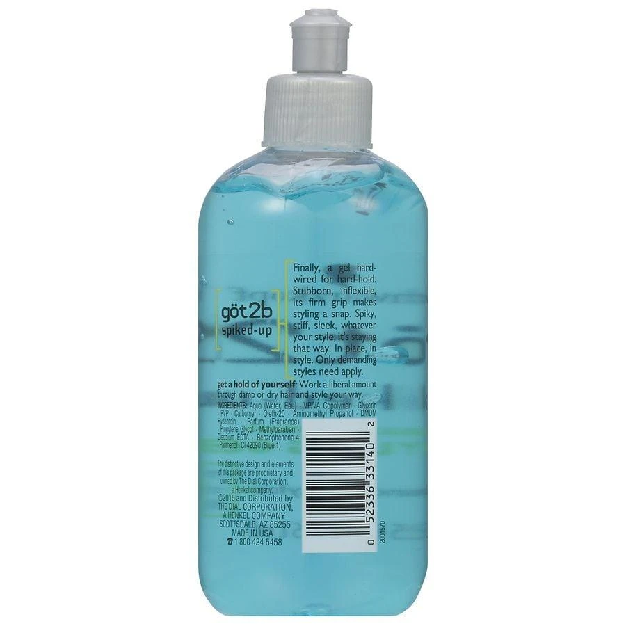 Got2b Spiked Up Styling Hair Gel, Max Control 2