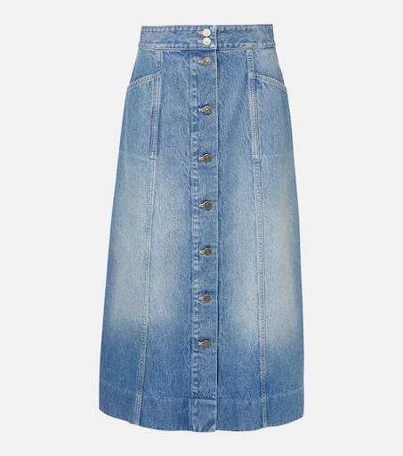 Valentino Denim midi skirt 1