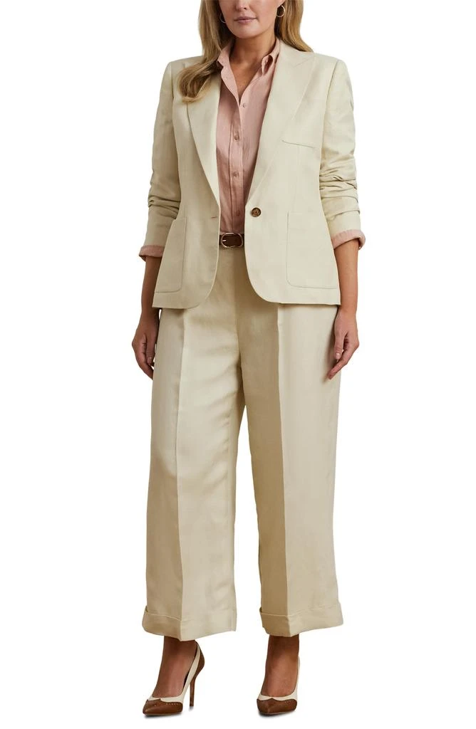 Ralph Lauren Linen Blend Twill Blazer 8