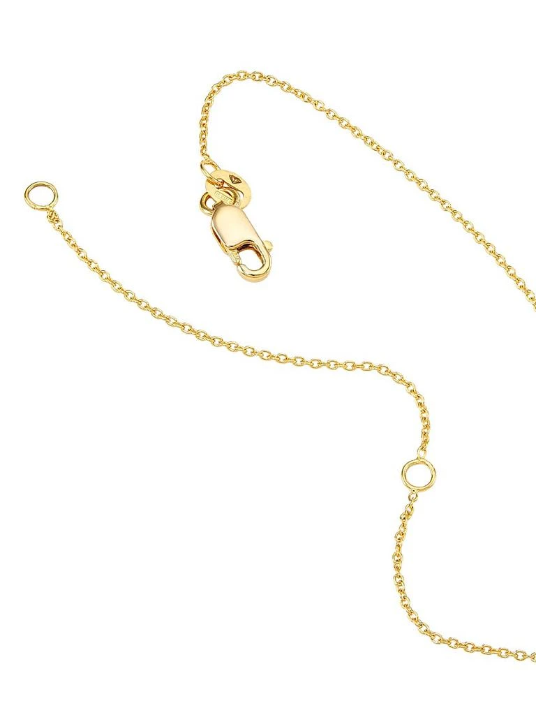 Roberto Coin Tiny Treasures 18K Yellow Gold & Diamond Small Palm-Tree Pendant Necklace 3