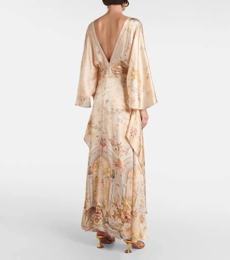 Camilla Silk charmeuse maxi dress 3