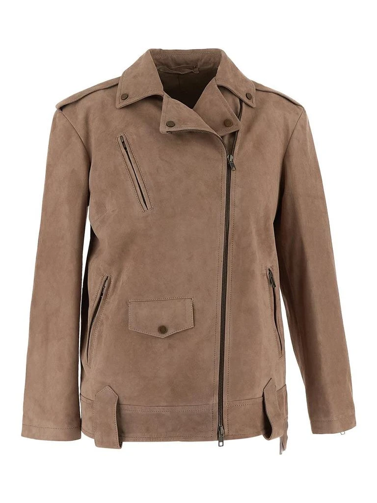 Salvatore Santoro giacca biker in pelle 1
