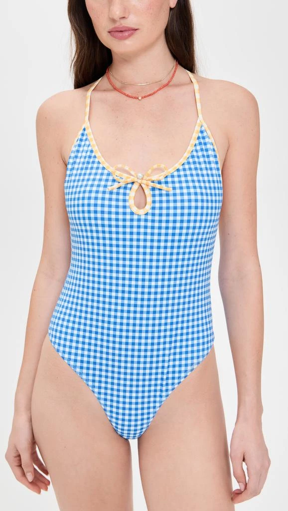CAROLINE CONSTAS Gillian Keyhole One Piece 4