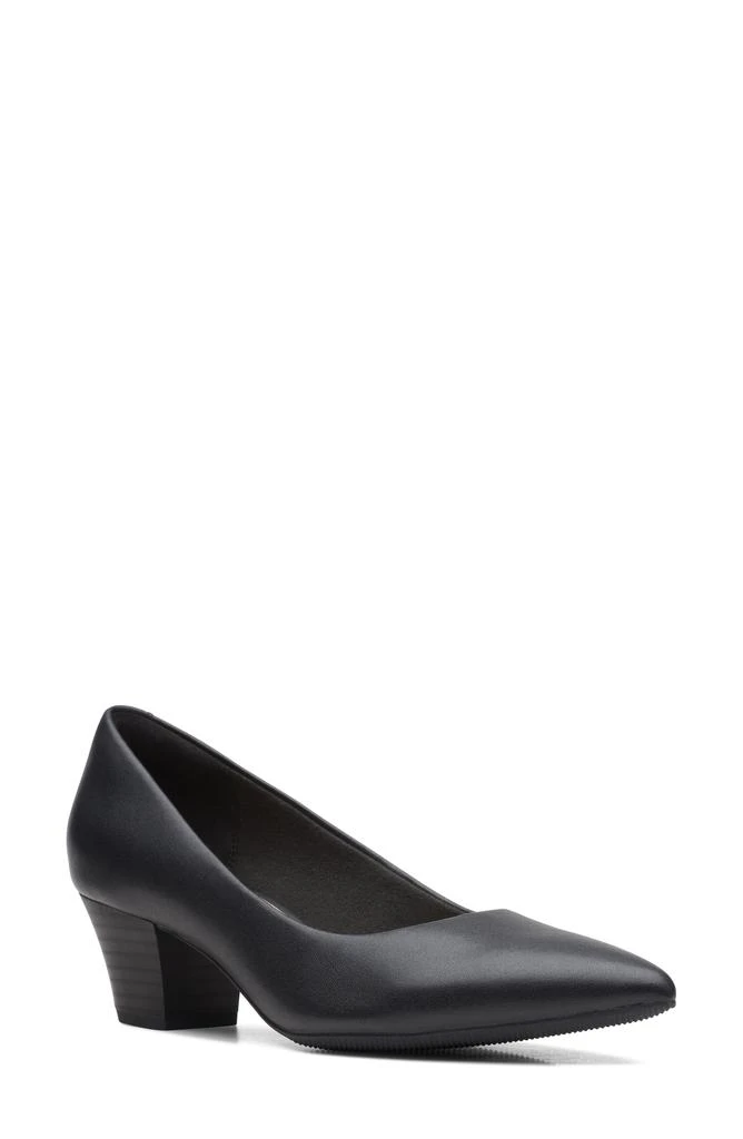 Clarks Teresa Block Heel Pump 1