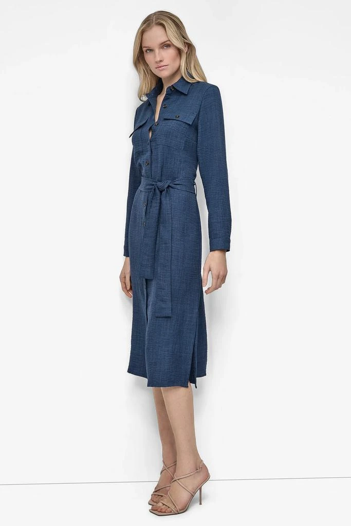DKNY COLLARED BUTTON DRESS 3