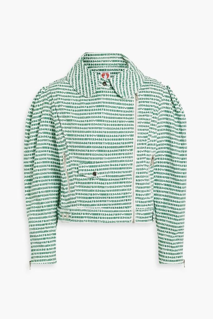 shrimps Dottie printed cotton-twill jacket 1