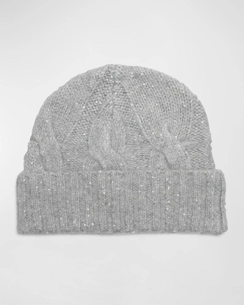 Eugenia Kim Roan Cable Knit Wool-Blend Beanie - Hats  display picture 3