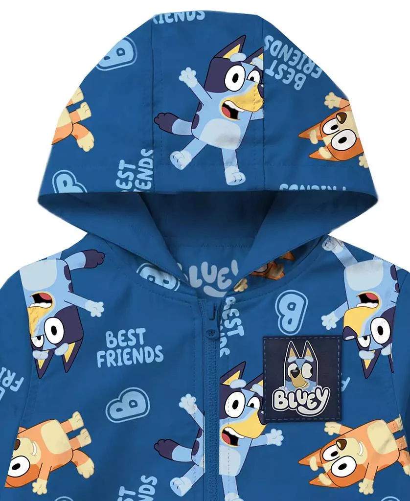 Bluey Boys
2T-7 Allover Print Full-Zip Hooded Windbreaker Jacket 3