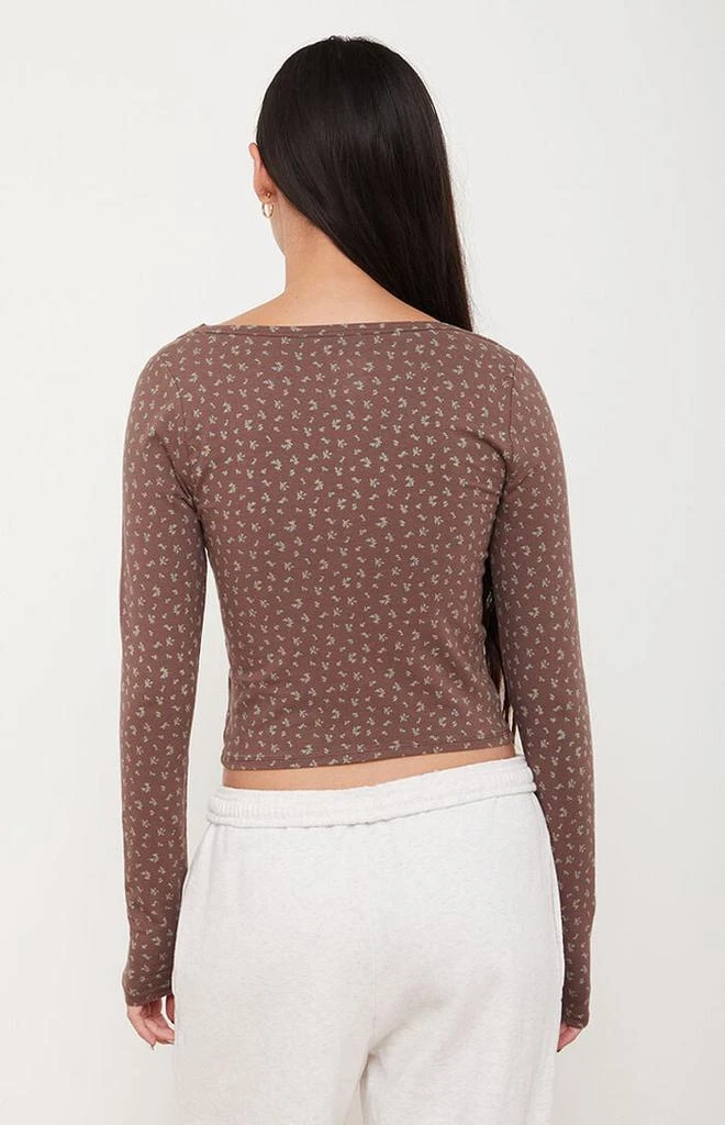 Est. PAC 1980 Scooped Out Long Sleeve Top 3